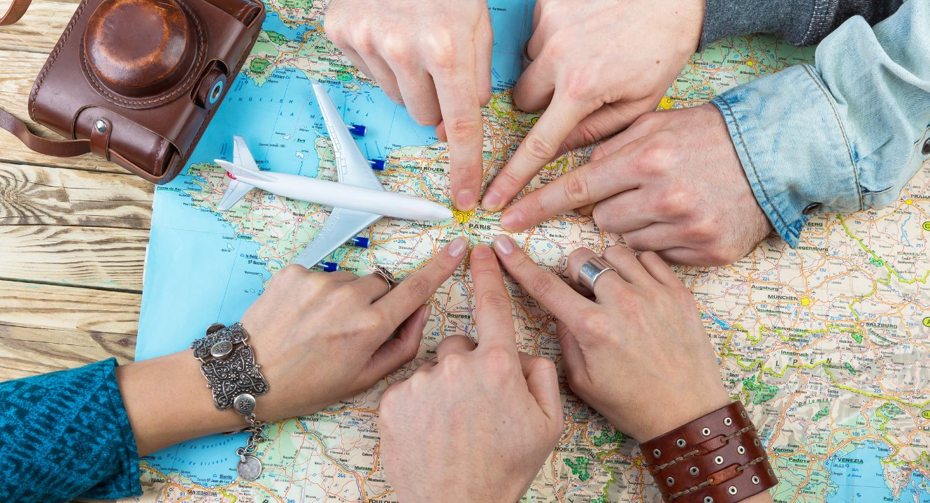 people planning fall vacation - personal loan