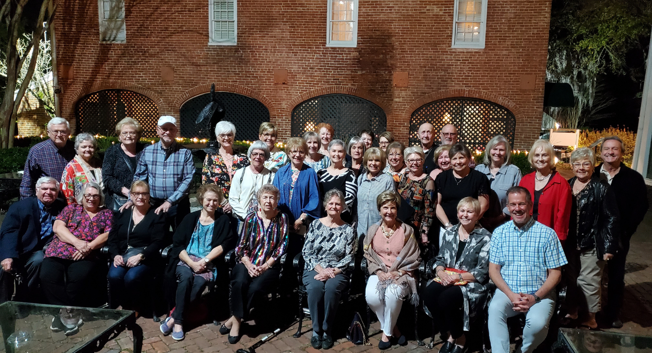 Group of CNB Destination Club travelers in Natchez, Mississippi